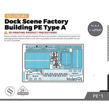 SSMODEL SS1250183 1/1250 Dock Scene Factory B...