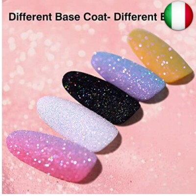 Glitter Polvere 3 Colori - Oro, Argento, Bianco | 60g Totali Per Unghie E Artigianato - Foto 5