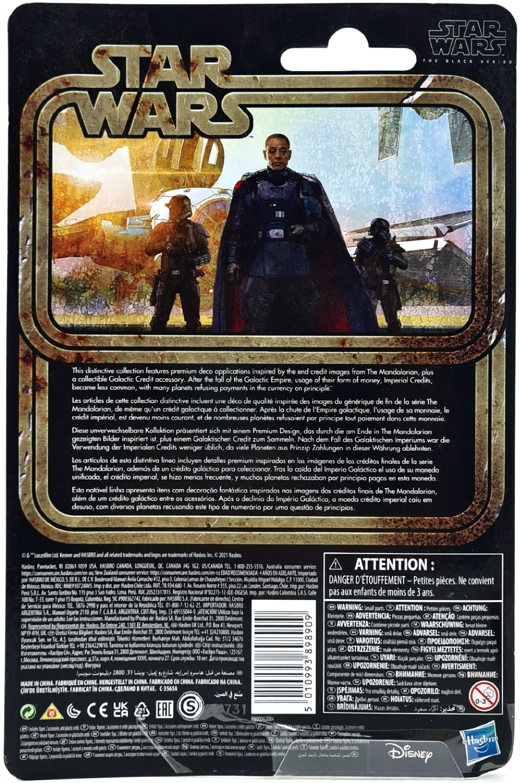 Thumbnail - Moff Gideon Figure Star Wars The Black Series Credit Collection