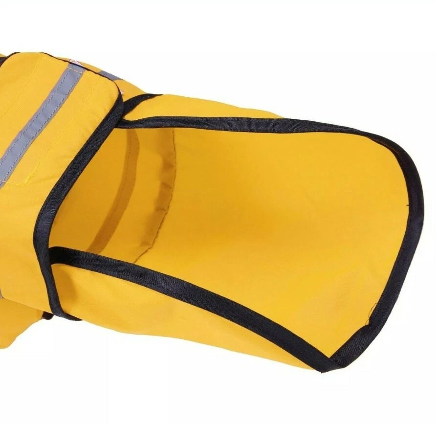 Lookin' Good Fashion Pet - Rainy Days Slicker - Amarillo - Mediano - Nuevo Foto 4 de 4