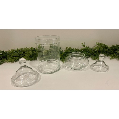 Set of Two Vintage Apothecary Jar | Vintage Jar | Glass Apothecary | Vintage - Picture 9 of 10