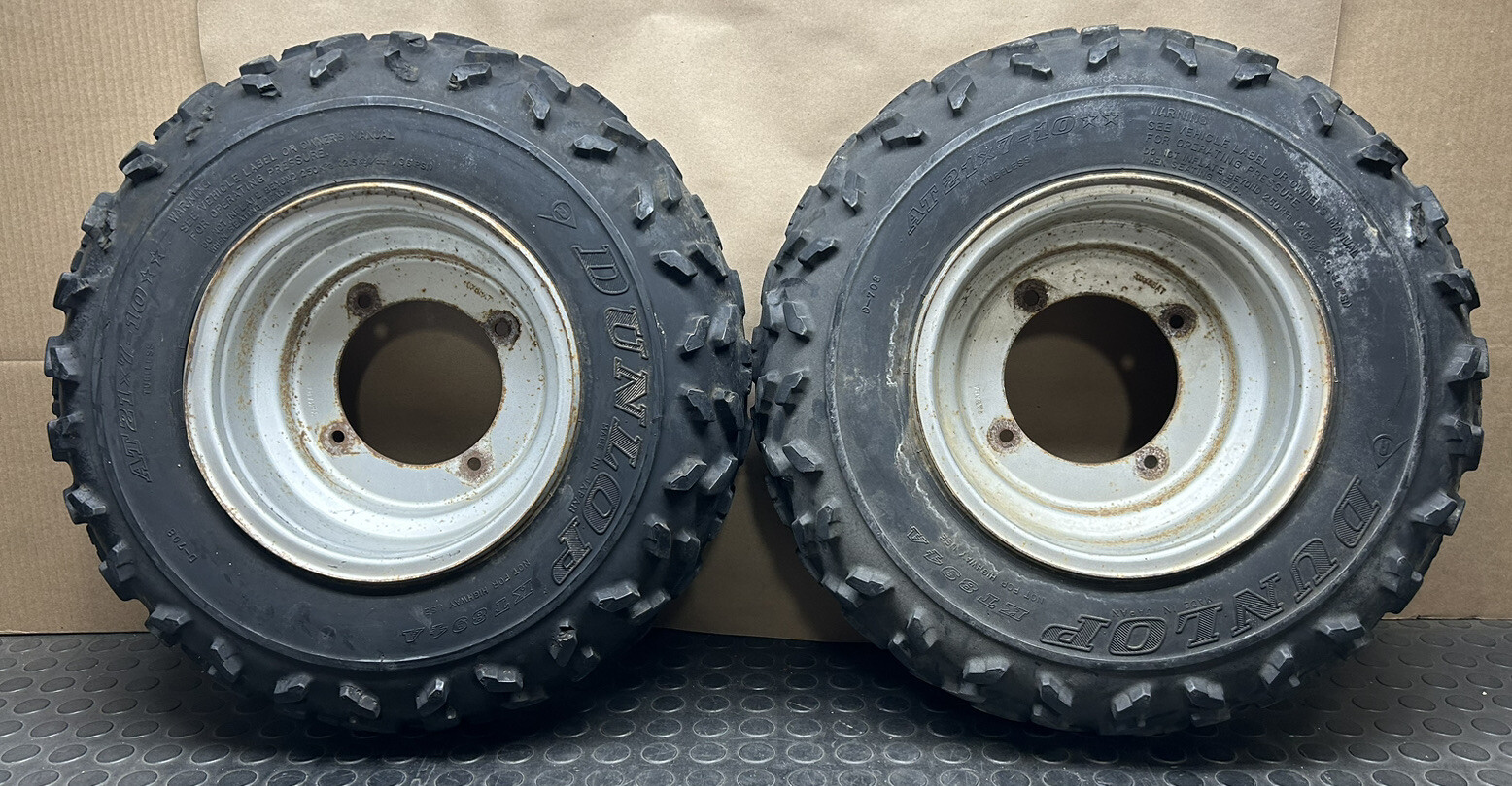 Yamaha Front TIRES RIMS OEM DID 4x156 Dunlop KT894A 21x7x10 TMC eBay