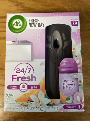 Air Wick Freshmatic Ultra Life Scents Starter Kit Automatic Aerosol Air Systems