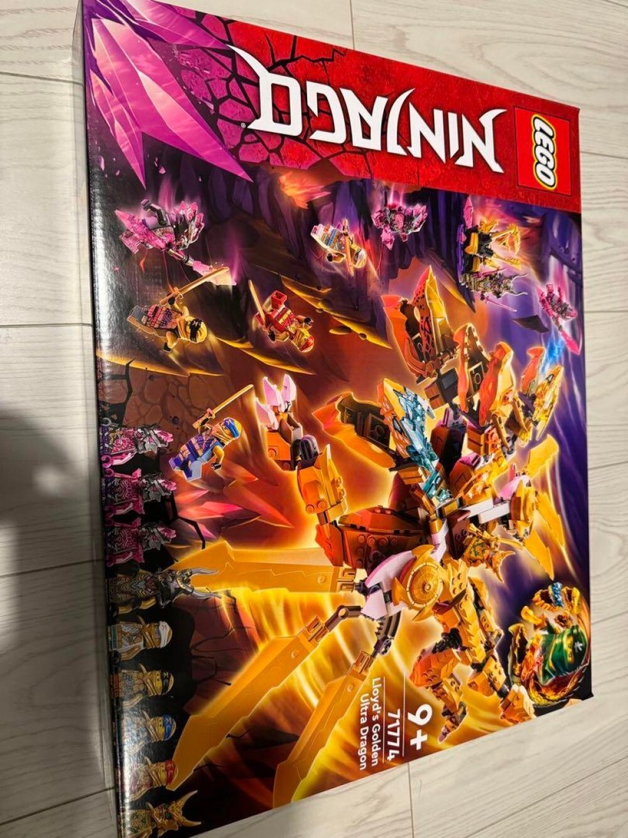 Brand New LEGO 71774 Ninjago Lloyd's Golden Ultra Dragon Toy Block
