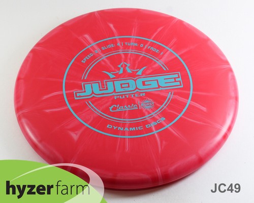 Dynamic CLASSIC BURST JUDGE *pick weight & color* Hyzer Farm disc golf putter - Picture 50 of 59