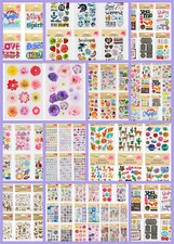 589 STICKER Lot DIY Planner All Themes Journaling HALLMARK Crafting Decorate