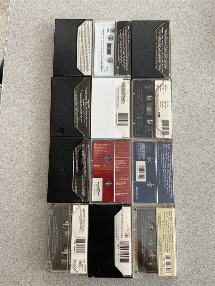 Lot of 12 Vintage Cassette Tapes - Swing - Big Band - Broadway - Standards Foto 3 de 3