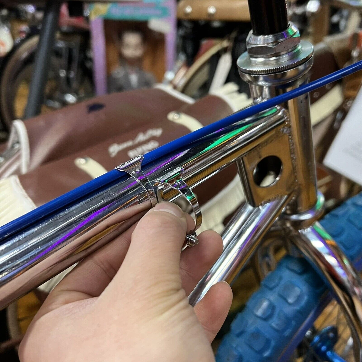 Bmx brake sales cable holder