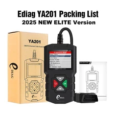 Kingbolen YA201 Check Engine OBD Scanner Fault Code Reader Car Diagnostic Tool