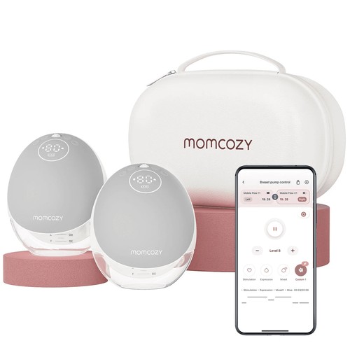 BRAND NEW Momcozy Breast Pump Hands Free Mobile M9 2 Pack , Wearable