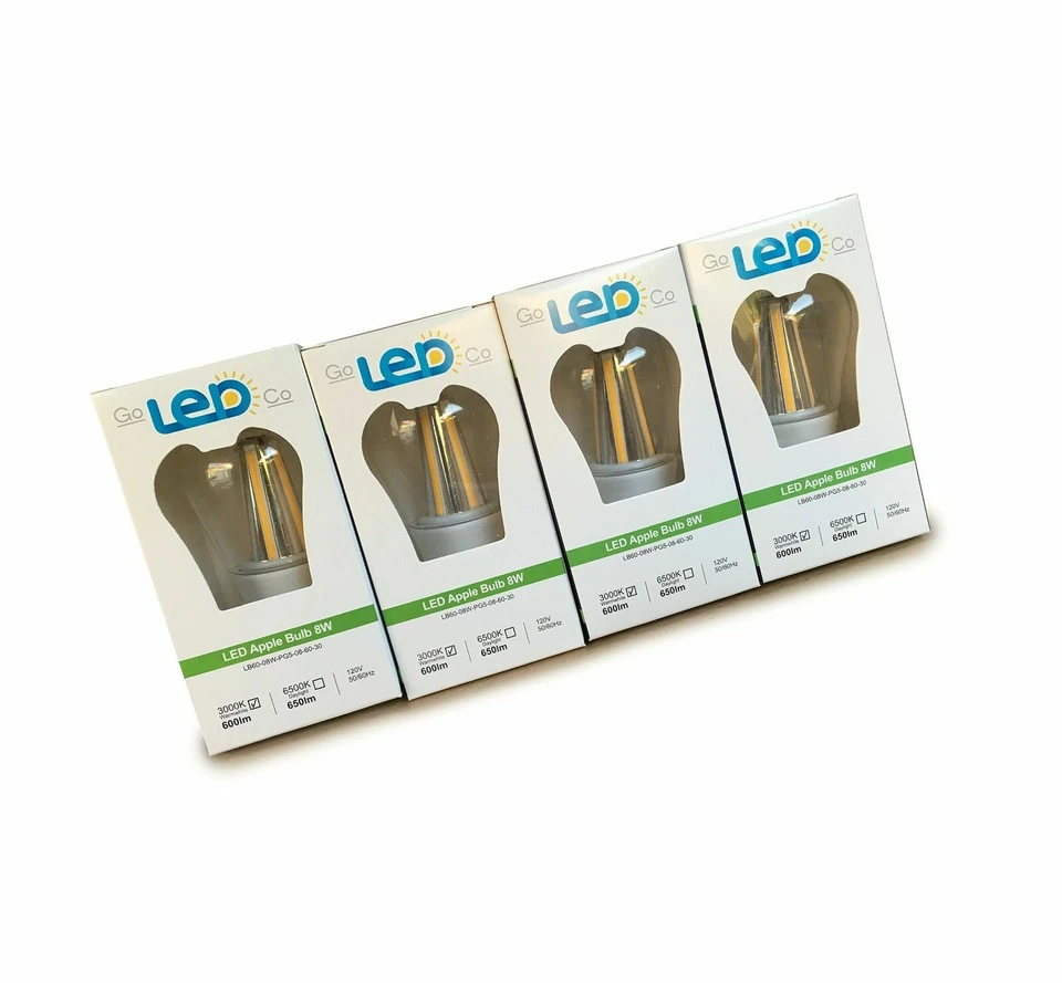 CASE OF 48 Led Light Bulbs for Home 60 watt Equivalent 8 Watt lights A19 Bulb - Image 2 of 4