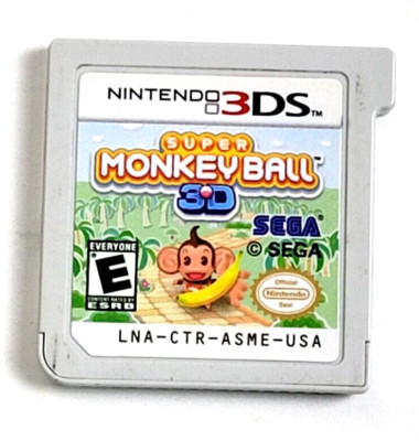 SUPER MONKEYBALL 3D  NINTENDO 3DS GAME