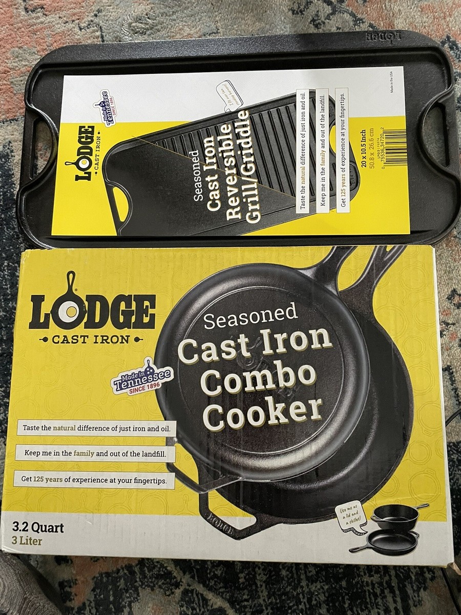 バーベキュー・調理用品 Lodge Combo Cooker 3.2 qt Lodge Combo Cooker, 3.2 qt. | Sur La Table