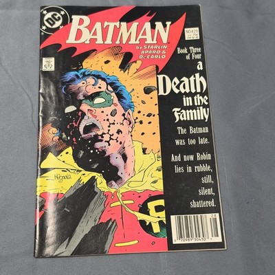 DC Comics Batman #428 A Death in the Family (1988) Jim Aparo Jim Starlin