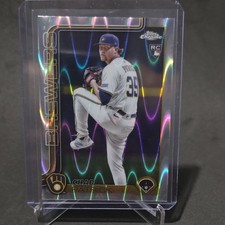 Topps 2025 Chrome Update Rookie Chad Patrick Milwaukee Brewers #USC90 Raywave