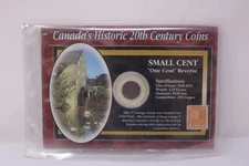 Canada's Historic 20th Century Coins Small Cent One Cent Reverse