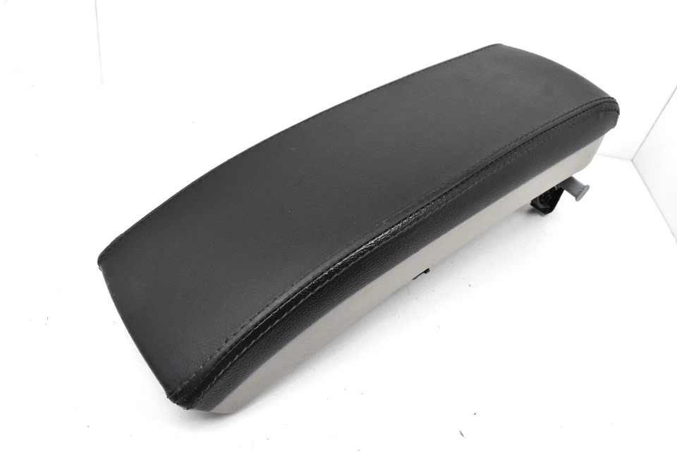 Toyota Prius 2010 2011 consola central cuero negro reposabrazos deslizante tapa cubierta OEM Foto 4 de 4