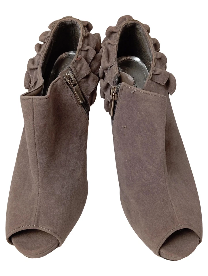 Bam Bamboo Clothing Bottines Femme Beige Volants Élégant (EU 37.5) - Photo 2/4