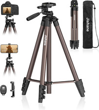 71" Camera Tripod,Lightweight Aluminum Phone Tripod with Wireless Remote, Phone