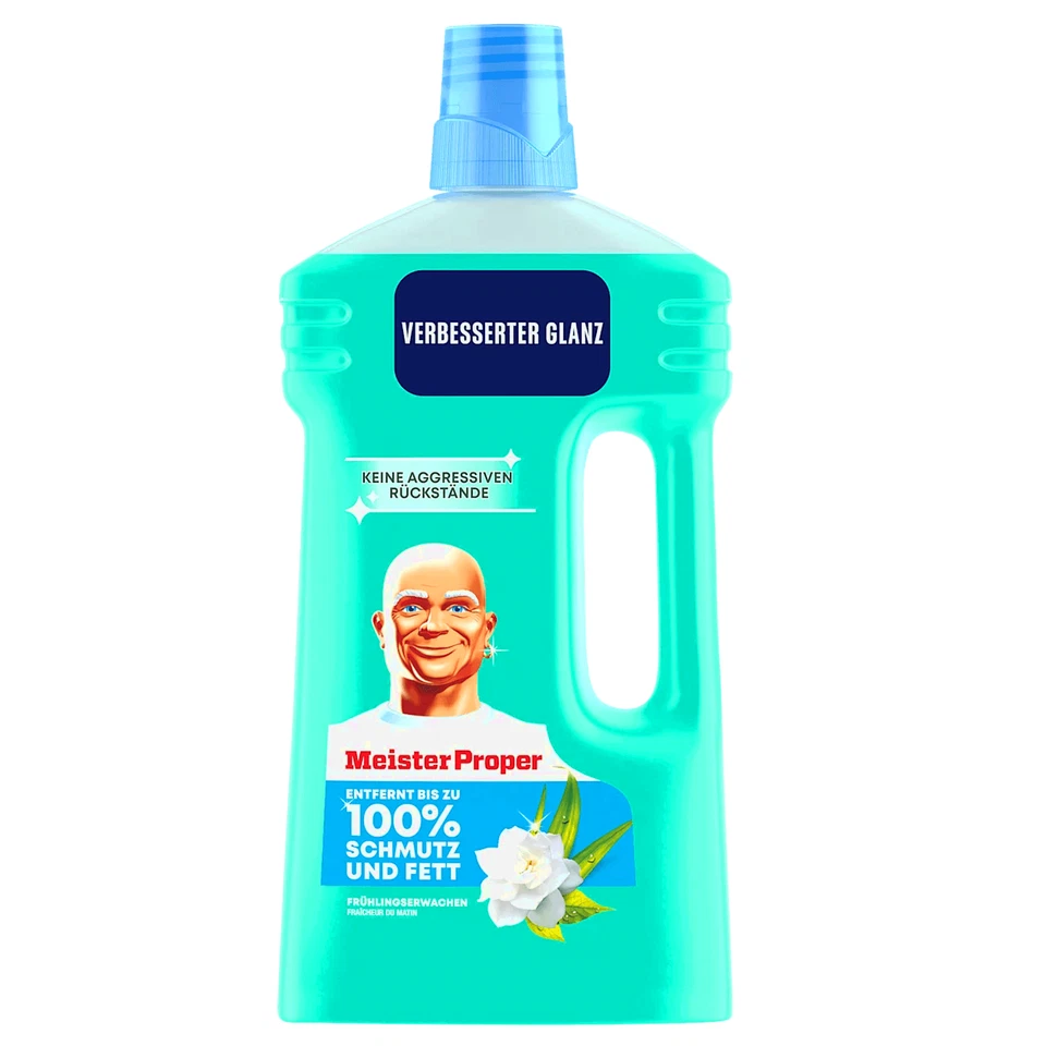 4x 1 Liter Meister Proper Allzweckreiniger Frühlingserwachen Putzmittel 1,0L - Bild 3 von 3