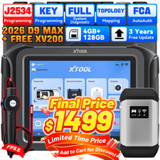 XTOOL D9 MAX Car Diagnostic Scanner J2534 ECU...