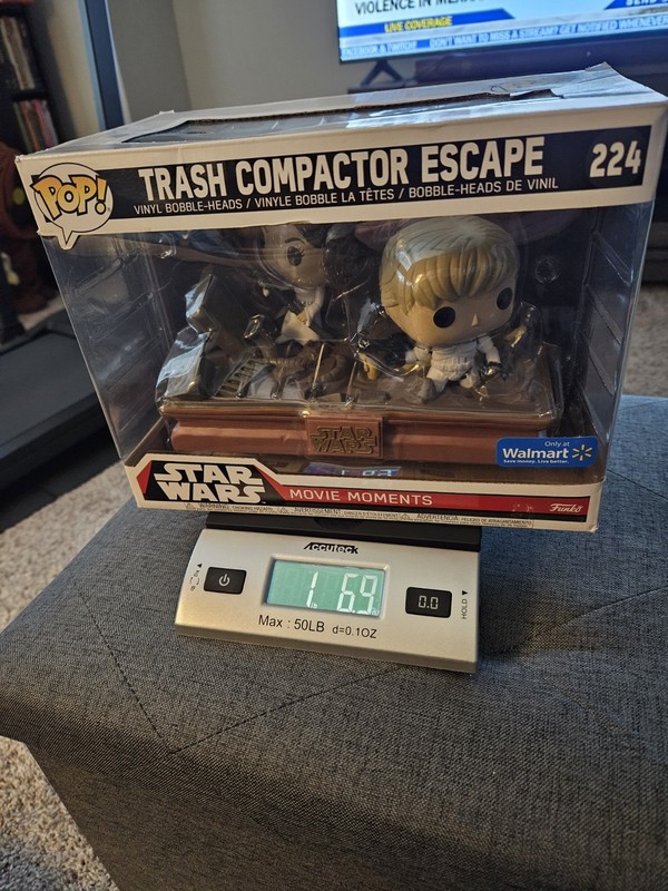 Funko Pop! #224 Star Wars Trash Compactor Escape Walmart Rare Vaulted Vinyl NIB