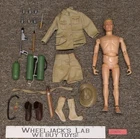 Australian Jungle Fighter Painted Blonde Foreign 12" GI Joe 1966 Figure Hasbro