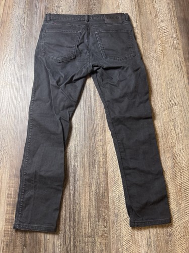 Hugo Boss Mens Jean 30x26 Black Straight Minimalistic Preppy Business Casual - Picture 7 of 10