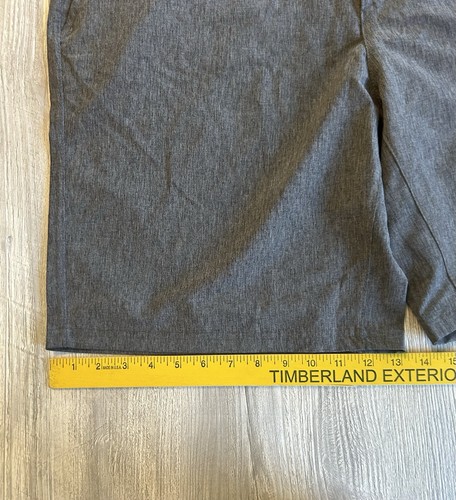 NWT ZeroXposur Sz 40 Slate Gray Stretch Travel Shorts - Flat Front - Zip Pocket - Picture 15 of 15