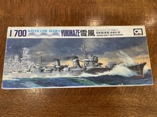Vintage Aoshima YUKIKAZE Japan Navy Destroyer Model 1/700 Water Line Series #41