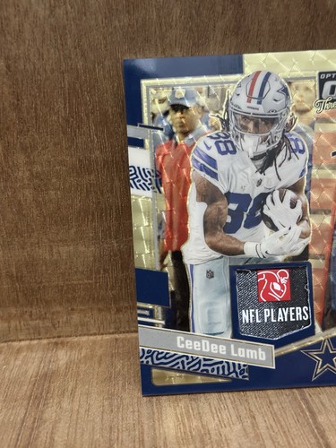 2024 Donruss Optic Ceedee Lamb Gold Vinyl 1/1 NFL PLAYERS Dallas Cowboys 1 OF 1 - Picture 3 of 19