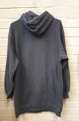H&M Nirvana Dress Long Sleeve Hoodie Graphic Charcoal Gray Size Medium - Picture 6 of 6