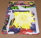 Mike, The Sewer Surfer TMNT 1990 Vintage Full Card Back Playmates Toys H9