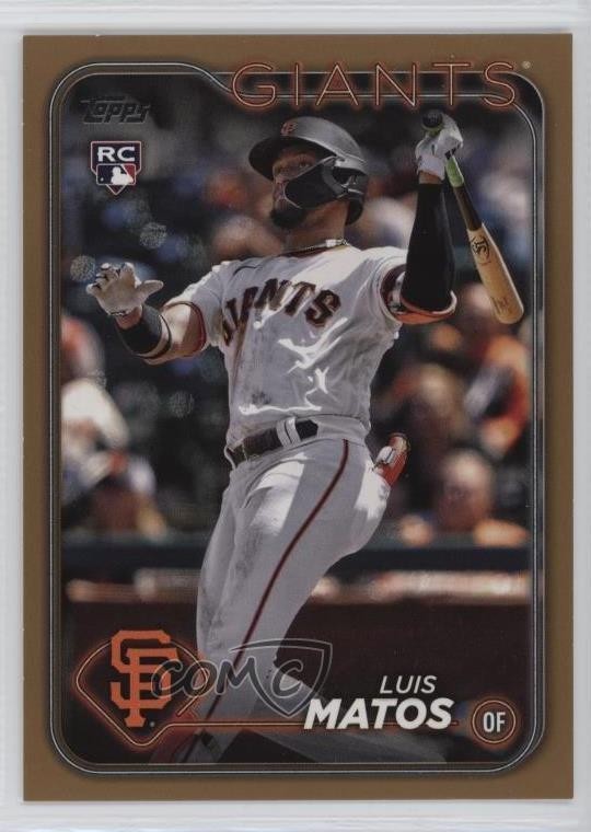 2024 Topps Series 1 Gold /2024 Luis Matos #28 Rookie RC