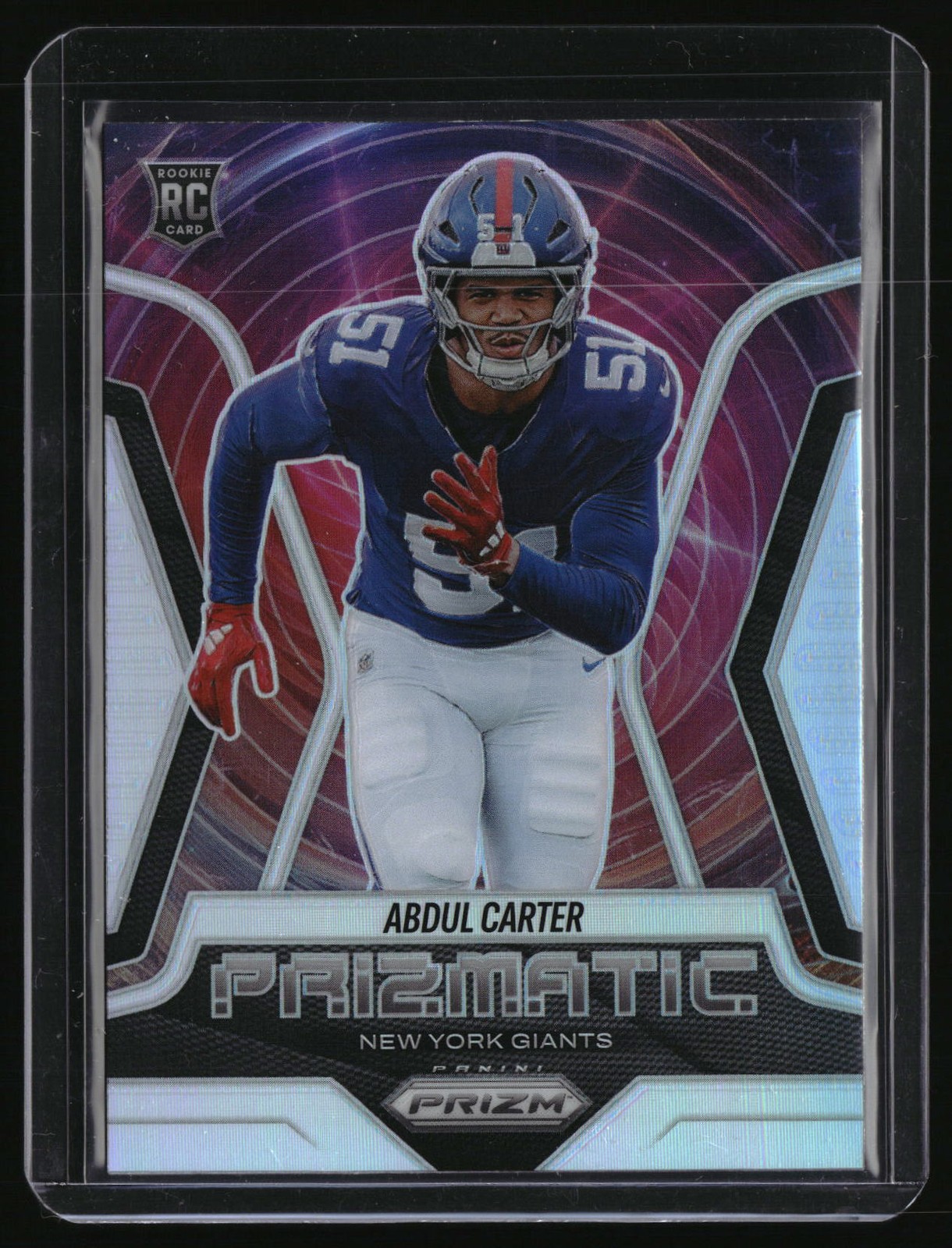 2025 Panini Prizm #10 Abdul Carter Prizmatic Silver