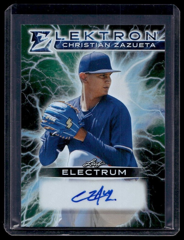 2026 Leaf Electrum Christian Zazueta Green Elektron Auto 5/5 #E-CZ1