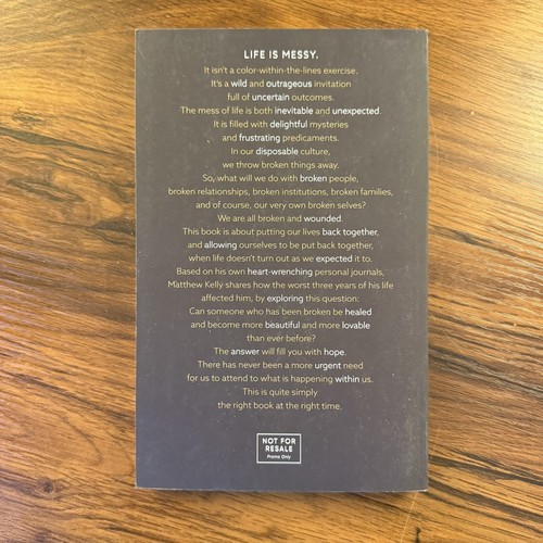 Life Is Messy - By Matthew Kelly - First Edition - 2nd Print Blue Sparrow - 2021 - Imagen 14 de 14