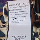 Victoria's Secret Studio 7/8 High Rise Pocket Leggings Women’s 10 Leopard 24" — photo 5
