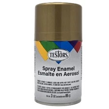 Testors Gold Enamel Spray Paint 3oz 1244