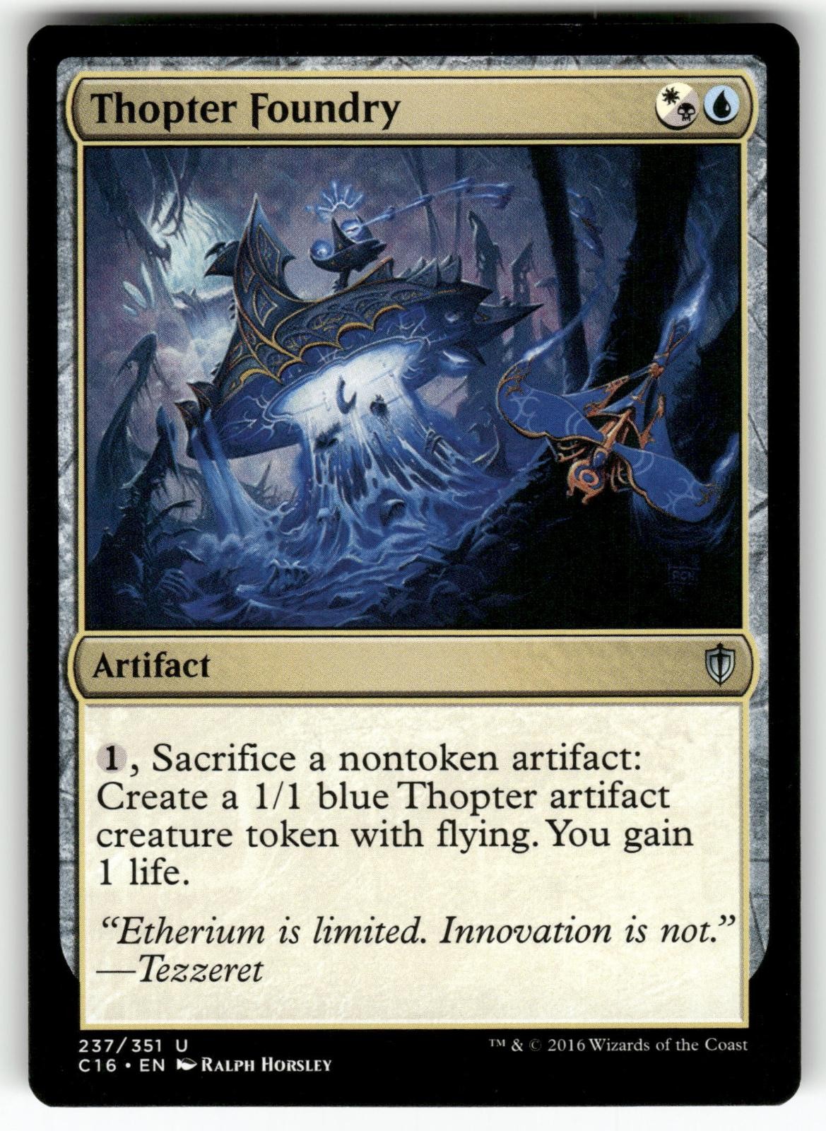 Thopter Foundry 237 Uncommon Commander 2016 Magic: The Gathering Near Mint