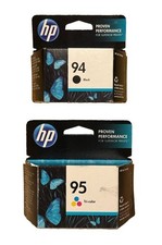 Genuine HP 94 Black 95 Tri-Color Ink Cartridges OEM Sealed READ