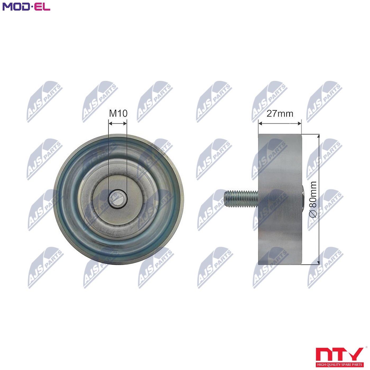 DEFLECTIONGUIDE PULLEY VRIBBED BELT RNK-HY-010 FOR HYUNDAI ix35 GRAND/SANTA/FÉ - Image 12