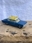 Vintage Corgi Toys 263 Marlin Rambler Fastback GS10 Blue Coupe Car & Trailer 60s
