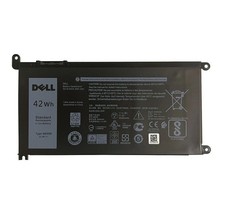 Genuine OEM WDX0R WDXOR for Dell Inspiron Battery 15 5567 5568 13 5368 7368 42Wh