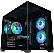 ABS Flux II Aqua Gaming PC - Windows 11- Intel Core 5 120 - Intel Arc A580 - 16G