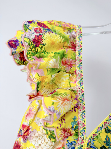 CAMILLA 2026 NEW Multi-style Silk Printed Ruffled Sleeveless Backless Long Dress - Picture 9 of 25