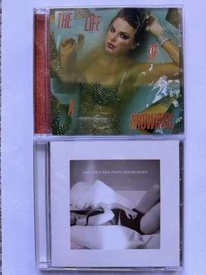 Taylor Swift  The Life of a Showgirl  &  The Tortured Poets Department  CD Lot