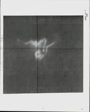 1973 Press Photo Solar flare viewed through Skylab solar telescope. - hpa35656