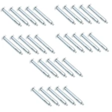 30 pcs Speed Steel Screws Screw Asphalt Anchors Ramp and Cable Driveway Rebar...