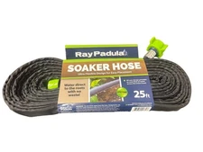 Ray Padula 25 Ft Flat Soaker Hose Ultra Flexible Design For Easy Placement